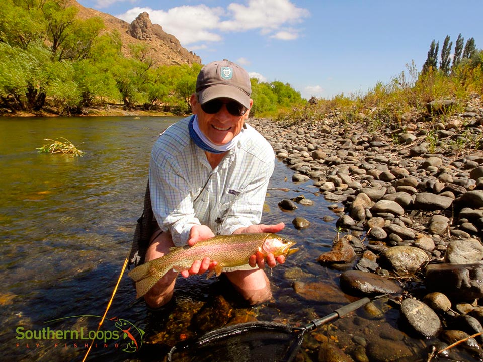 The finest dry fly fishing on the upper Malleo River
