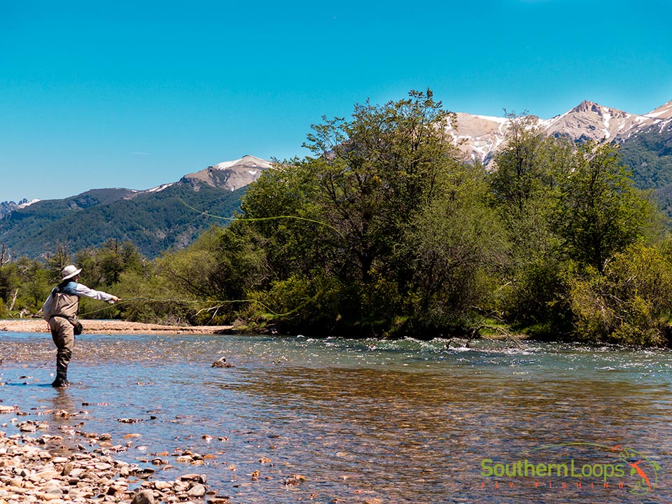 Fly fishing the Challenging Filo Hua Hum River - Patagonia Argentina